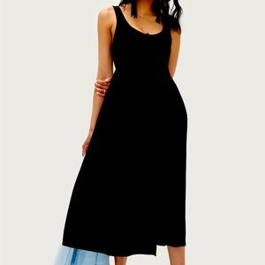 Hatch Collection softest rib nursing tank dress